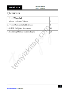 Kırıkkale Üniversitesi Medeni Hukuk 22-23 Bahar 7