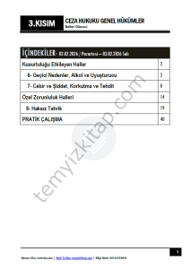 Ceza Hukuku Genel Hükümler 25-26 Bahar 3