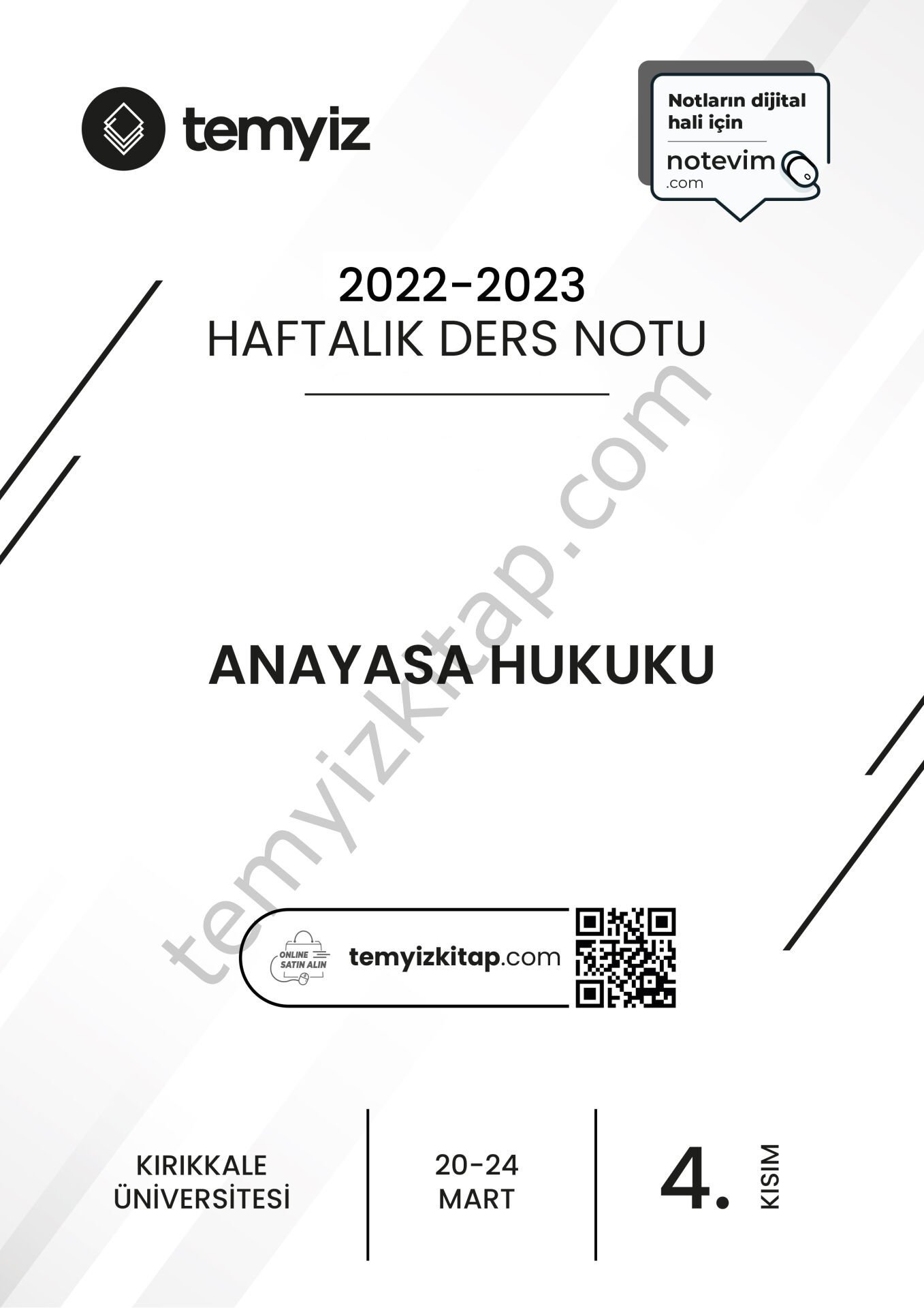 Kırıkkale Üniversitesi Anayasa Hukuk 22-23 Bahar 4