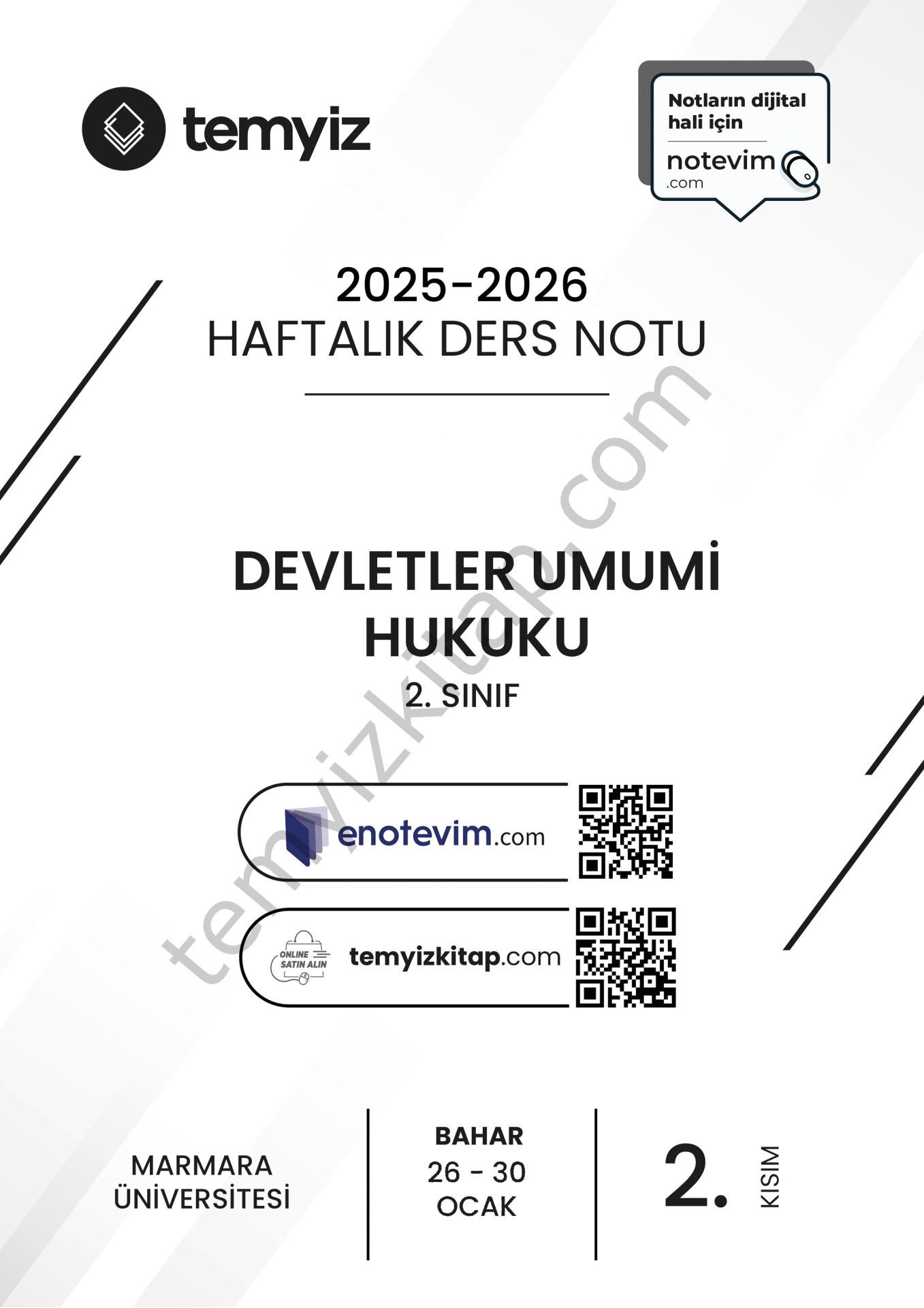 Devletler Umumi Hukuku 25-26 Bahar 2