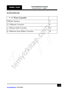 Ceza Muhakemesi Hukuku 1.Öğretim 22-23 Bahar 7