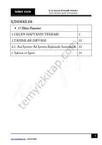 Şehir Üniversitesi İş ve Sosyal Güvenlik Hukuku 22-23 Güz 3