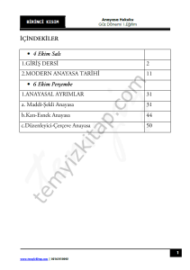 Anayasa Hukuku 1.Öğretim 22-23 Güz 1