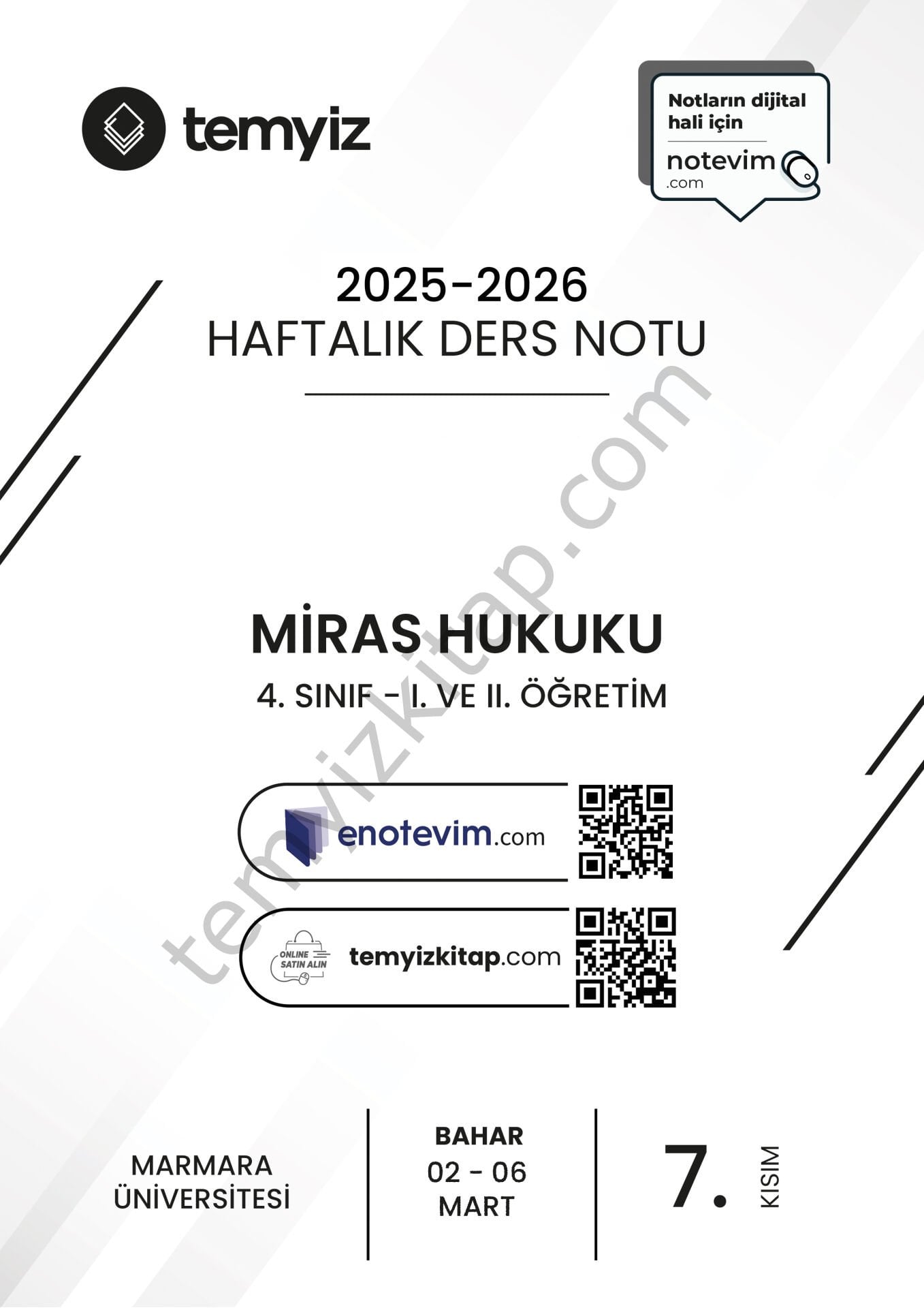 Miras Hukuku 25-26 Bahar 7