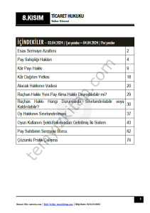 Ticaret Hukuku 1.Öğretim 23-24 Bahar 8