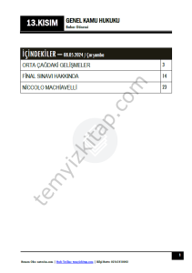 GKH Hak ve Devlet Teorisi 2.Öğretim 23-24 Bahar 13