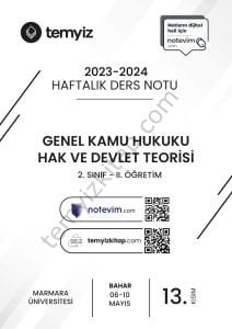 GKH Hak ve Devlet Teorisi 2.Öğretim 23-24 Bahar 13