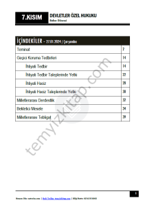 Devletler Özel Hukuku 23-24 Bahar 7
