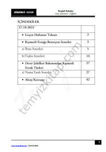 Kıymetli Evrak Hukuku 22-23 Güz 4