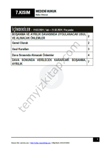 Medeni Hukuk 23-24 Bahar 7