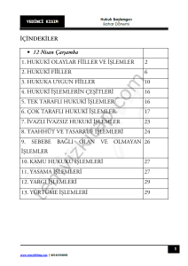 Sakarya Üniversitesi Hukuk Başlangıcı 22-23 Bahar 7