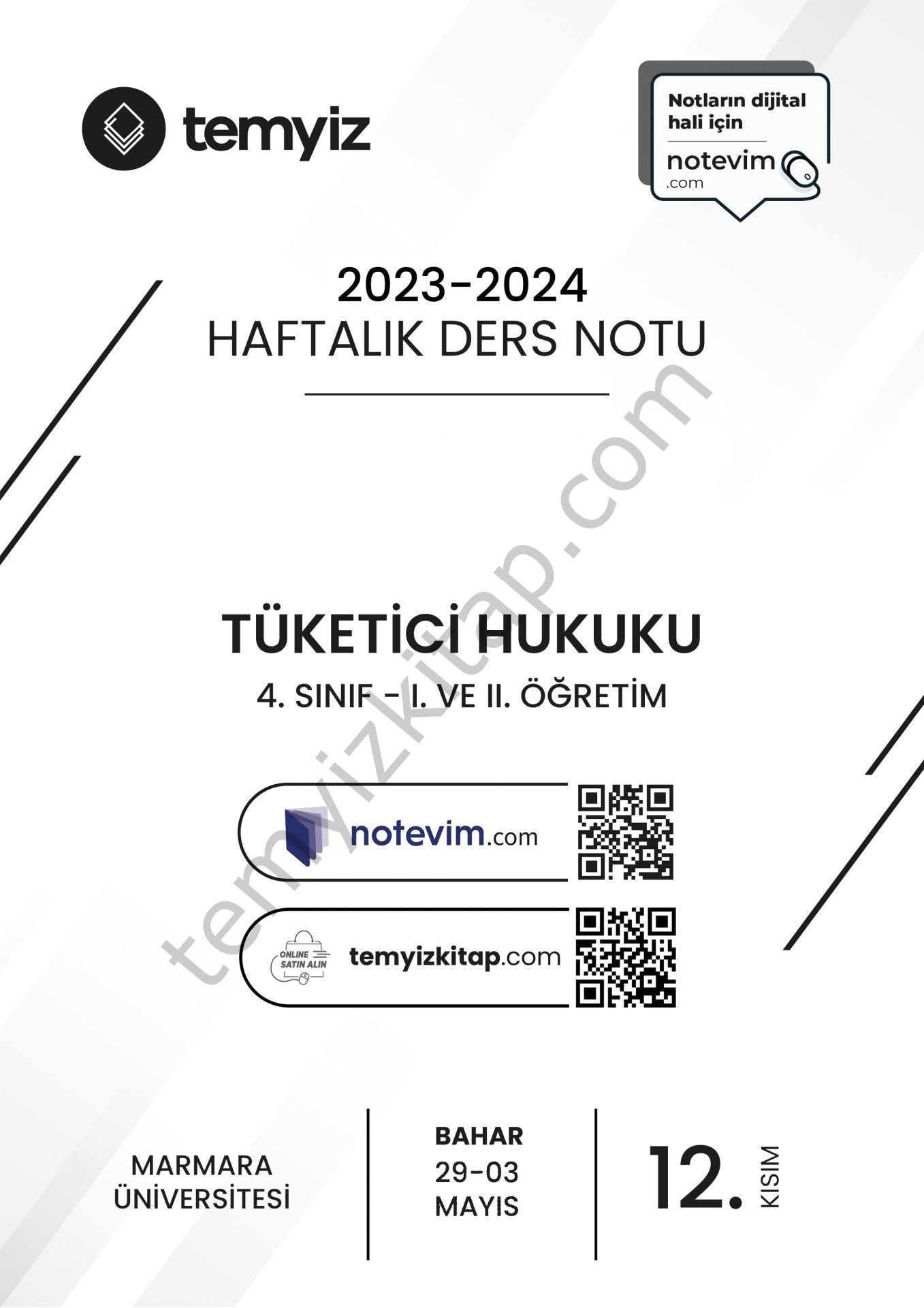 Tüketici Hukuku 23-24 Bahar 12