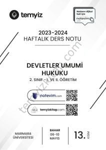 Devletler Umumi Hukuku 23-24 Bahar 13