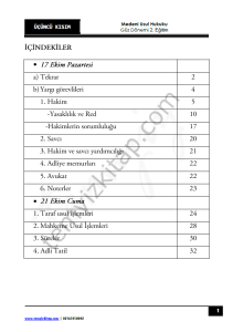 Medeni Usul Hukuku 2.Öğretim 22-23 Güz 3
