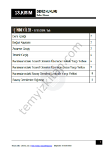 Deniz Hukuku 23-24 Bahar 13
