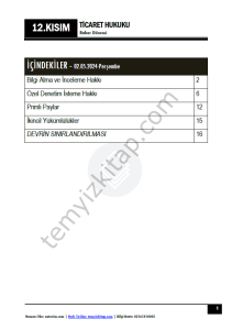Ticaret Hukuku 2.Öğretim 23-24 Bahar 12