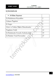 İş Hukuku 22-23 Güz 2