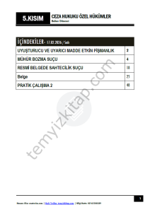 Ceza Hukuku Özel Hükümler 25-26 Bahar 5
