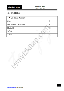 Türk Hukuk Tarihi TEK 22-23 Güz 4