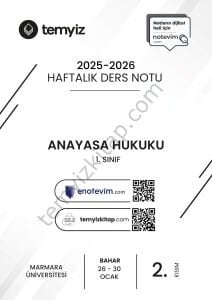 Anayasa Hukuku 25-26 Bahar 2