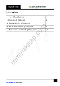 Şehir Üniversitesi İş ve Sosyal Güvenlik Hukuku 22-23 Güz 5