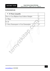 Ceza Hukuku Genel Hükümler 1.Öğretim Çift ve 2.Öğretim 22-23 Bahar 8