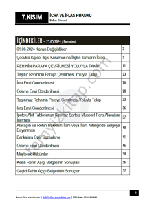 İcra ve İflas Hukuku 2.Öğretim 23-24 Bahar 7