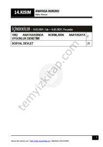 Anayasa Hukuku 23-24 Bahar 14