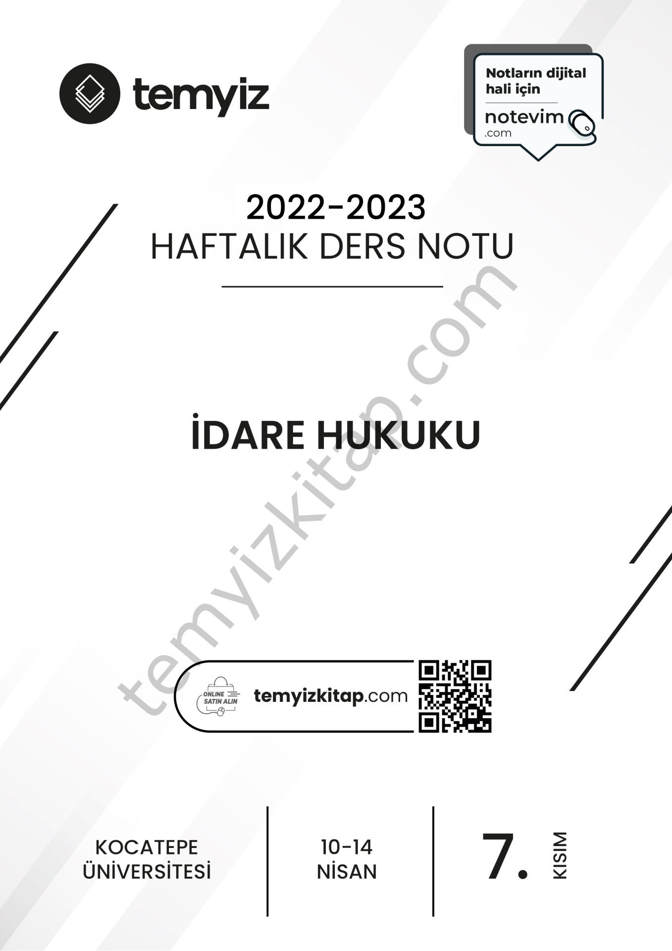 Kocatepe Üniversitesi İdare Hukuku 22-23 Bahar 7