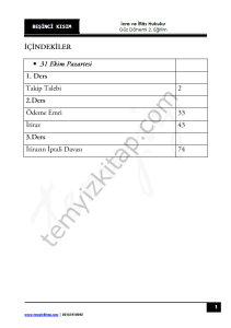 İcra ve İflas Hukuku 2.Öğretim 22-23 Güz 5