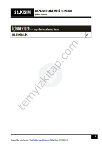 Ceza Muhakemesi Hukuku 2.Öğretim 23-24 Bahar 11