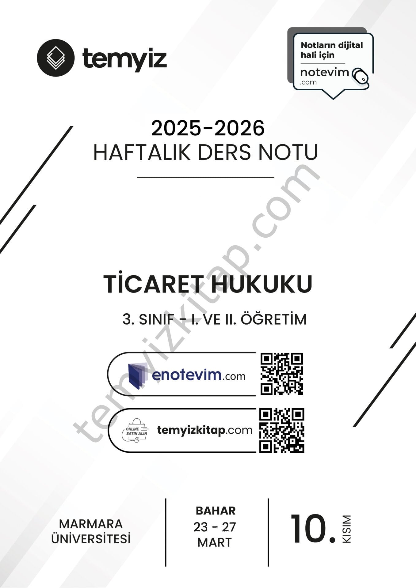 Ticaret Hukuku 25-26 Bahar 10