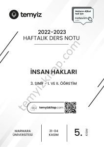 İnsan Hakları 22-23 Güz 5