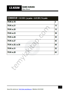 İdare Hukuku 23-24 Bahar 13
