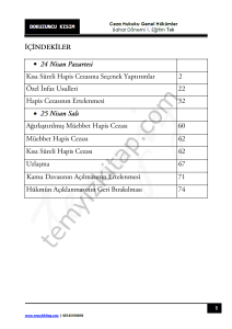 Ceza Hukuku Genel Hükümler 1.Öğretim TEK 22-23 Bahar 9
