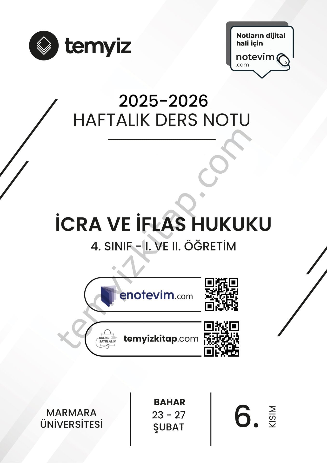 İcra ve İflas Hukuku 25-26 Bahar 6