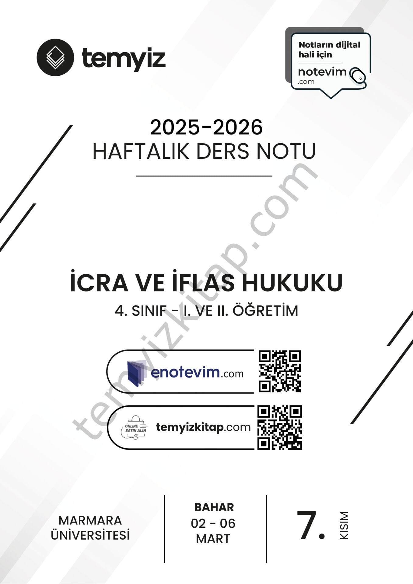 İcra ve İflas Hukuku 25-26 Bahar 7