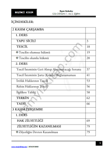Eşya Hukuku 22-23 Güz 5