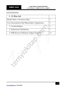Ceza Hukuku Genel Hükümler 1.Öğretim Çift ve 2.Öğretim 22-23 Güz 3