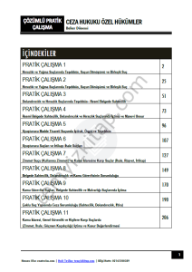 Ceza Hukuku Özel Hükümler 2025-2026 Bahar Dönemi Çözümlü Pratik Kitapçığı
