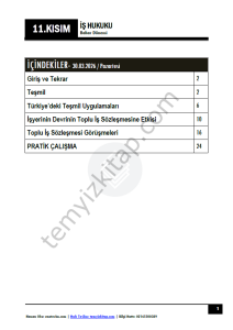 İş Hukuku 25-26 Bahar 11