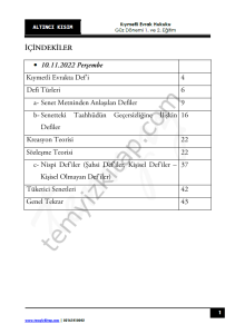 Kıymetli Evrak Hukuku 22-23 Güz 6
