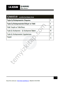 İş Hukuku 23-24 Bahar 14