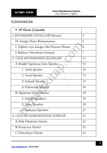 Ceza Muhakemesi Hukuku 2.Öğretim 22-23 Güz 6