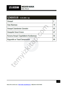 Medeni Hukuk 23-24 Bahar 15