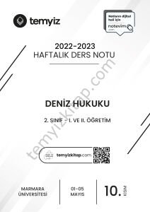 Deniz Hukuku 22-23 Bahar 10