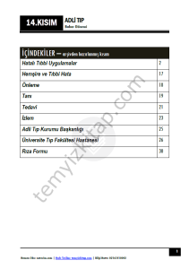 Adli Tıp 23-24 Bahar 14