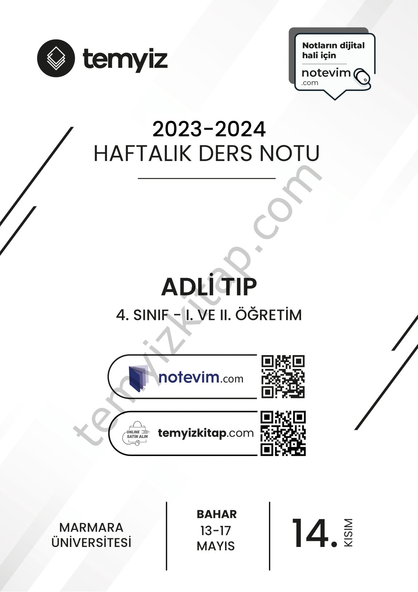 Adli Tıp 23-24 Bahar 14