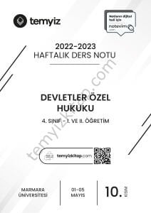 Devletler Özel Hukuku 22-23 Bahar 10