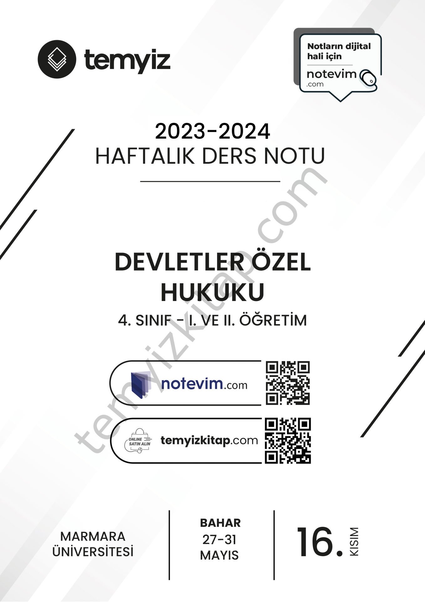 Devletler Özel Hukuku 23-24 Bahar 16